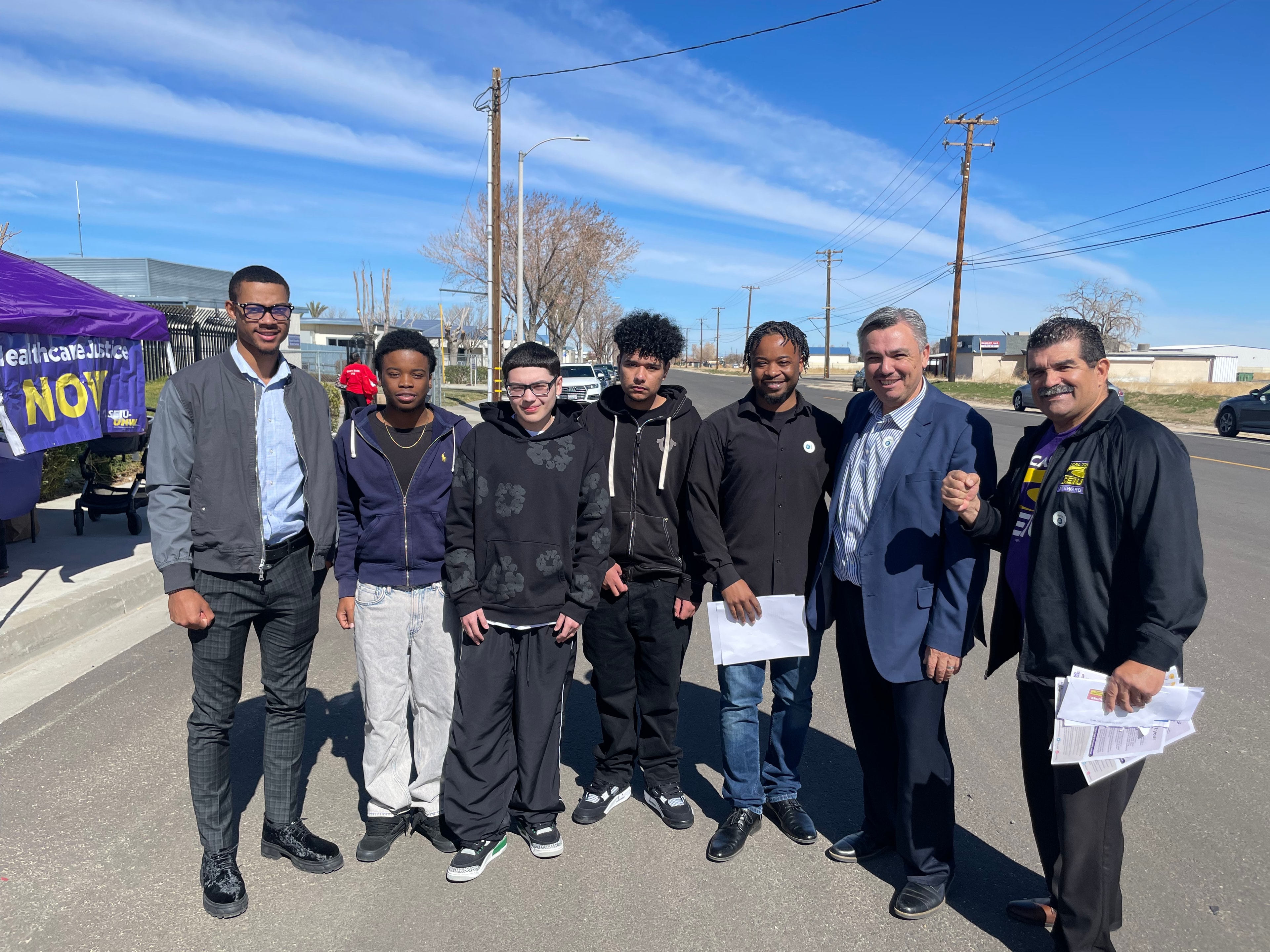 Canvass crew in the field
